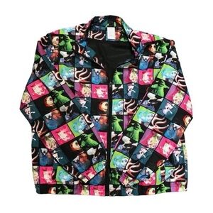 Disney Nightmare Before Christmas Wind Breaker Jacket Coat Size Medium NWT